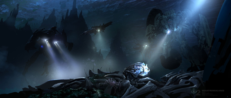 Illustration for article titled A Haunting Alien Cathedral, From Transformers 2 Concept Art
